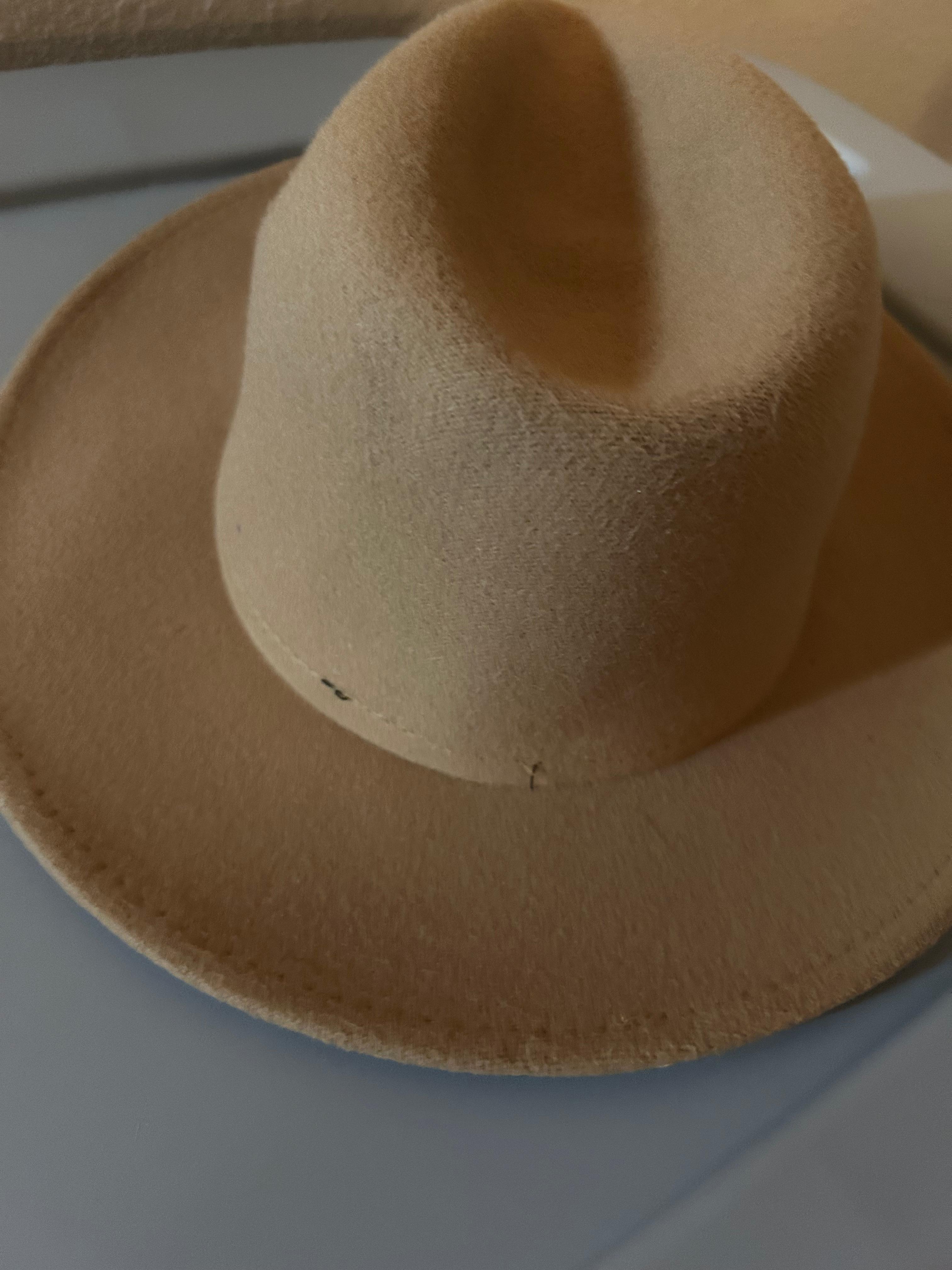 🤠 Chic Tan Cotton-Poly Cowboy Hat - Coastal Vibe 🤠