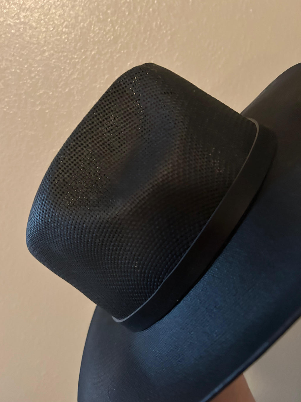 🤠 Midnight Black Mesh Cowboy Hat - Festival Ready 🤠